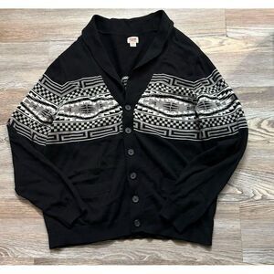 Vintage Y2K Aztec‎ print Mossimo Cardigan size xl